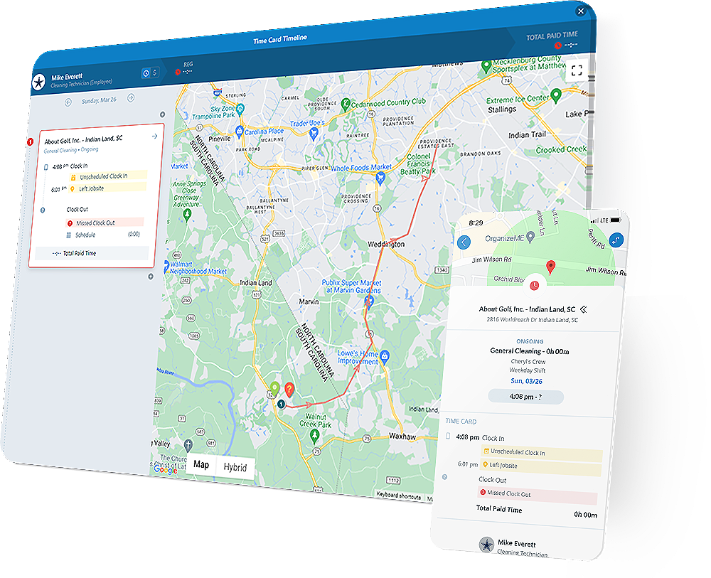 GPS live monitoring dashboard